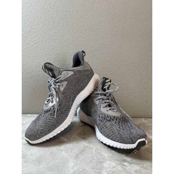 Adidas Alphabounce Gray Running Shoes‎ Sneakers Womens Size 6.5 US Exercise - Picture 1 of 7